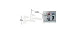 Crl Sc75w White - Aluminum Shelf Bracket For 5/8" To 3/4" Glass Pack Of 2. Fixed Price $28.40.