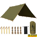 Waterproof Camping Tarp Heavy Duty Portable Uv Protection Outdoor Shelter Gear. Fixed Price $49.39.