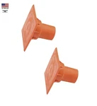 2 Pack Proworx #3 To #7 Rebar Safety Cap Osha Approved, Orange, Reusable. Fixed Price $9.95.