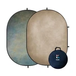 Kate 5x6.5ft(1.5x2m) Collapsible Backdrops Tan Grey Green Double Sided Revers.... Fixed Price $130.45.