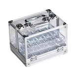 Gse 600pcs Poker Chip Cases Casino Grade Acrylic Chips Carrier With 6. Fixed Price $23.00.