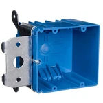 Carlon B234adj 2-gang Adjustable New Work Pvc Outlet Box Volume 34 Cubic Inch. Fixed Price $11.20.