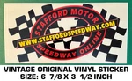 Stafford Motor Speedway Online - Vintage Original Vinyl Decal Sticker Racing. Fixed Price $8.74.