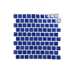 Tenedos 1x1 Cobalt Blue Square Brick Porcelain Mosaic Tile 12x12 Mesh 1-. Fixed Price $187.51.