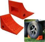 Securityman Heavy Duty Wheel Chocks (2 Pack) - Durable, 2 Pack, Orange. Fixed Price $67.25.