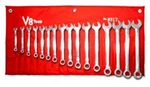 V8 Tools Inc 9317 17 Piece Metric Standard Length Combo Wrench Set. Fixed Price $80.26.
