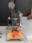 Molex 69002-5001 Crimper Crimping Press 120v 60hz 8a 210rpm + Pedal & Light. Fixed Price $900.00.