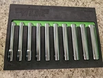 Vim Tools 10 Pc 3/8'' Dr. Extra Deep 6pt Socket Set (10 - 19mm). Fixed Price $145.00.