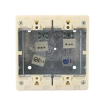Hubbell Hblwscs2mbd Two Gang, Stamped Steel, Masonry Wall Box. 1/2" & 3/4" Ko's. Fixed Price $44.50.