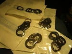 (50) Stronghold M16 Steel Phosphate Dsh(din 471 Shaft) External Retaining Ring. Fixed Price $20.00.