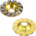 Ocr 4" Diamond Concrete Grinding Wheel, 12-segment Yellow 12segs B. Fixed Price $16.70.