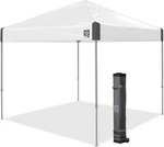 E-z Up Ambassador Instant Shelter Canopy 10' By Roller Bag 4 Pcs Spike Set. Fixed Price $189.95.