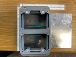 Hubbell Floor Box Rectangular. Fixed Price $100.00.