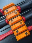 Driver / Screwdriver Holders W/ Id - Modular Magnetic Tool Toolbox Organizers. Fixed Price $14.50.