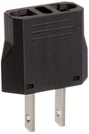 Ckitze Travel Europe To Usa Power Plug Adapter - 6 Pack Round Flat Black. Fixed Price $11.58.