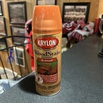 Krylon Exterior Semi-transparent Wood Stain Redwood Spray Paint 12 Oz New. Fixed Price $31.99.
