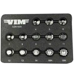 Vim Xzn100a S2 Triple Square 3/8" Dr Stubby Bit Driver Socket Set Sz408 (13pc). Fixed Price $66.33.