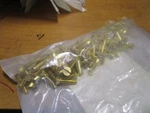 #8-32 X 3/4" Slotted Drive Flat Head Brass Machine Screw Qty 100. Fixed Price $20.00.