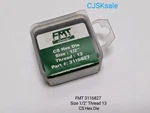 Fmt 3116827 Size 1/2" Thread 13 Cs Hex Die (new).. Fixed Price $6.00.