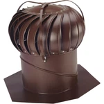 Roof Vent Wind Turbine 14in Brown Aluminum Whirlybird Attic Exhaust Fan Lomanco. Fixed Price $111.14.