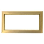 Hubbell Systems Sb3085 Brass 3 Gang Carpet Flange Rectangular Scrubshield. Fixed Price $194.78.