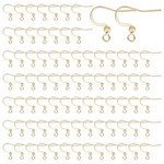 Unicraftale 100pcs Real 18k Gold Plated Earring Hooks 16mm Long,. Fixed Price $12.22.