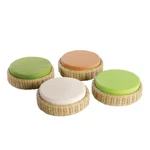 Kaplan Early Learning Washable Wicker Poufs - Set Of 4. Fixed Price $169.95.