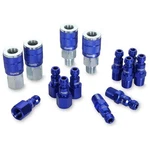Colorconnex A72458c Coupler Plug Kit Type C 1/4in Npt Body Blue 14 Pc. Fixed Price $36.27.