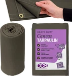 Ccs Waterproof Canvas Tarp Cover (21oz) Heavy Duty Duck Cloth, Waxed Ta. Fixed Price $65.79.