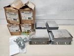 Lot Of 4 Hubbell B423341 2 Gang Rectangular Adjustable Cast Iron Boxes New Read. Fixed Price $300.00.