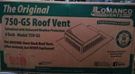 Roof Exhaust Vent Slant Back Metal Brown 750 Gs Lomanco Galvanized 6 Vents Lot. Fixed Price $125.00.