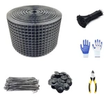 Sotee 6 X 100 Solar Panel Bird Guard, 1/2 Inch Black Vinyl Coated Welded Wire. Fixed Price $53.19.