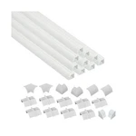 D-line 157in White Corner Cable Concealer Multipack, Floor Wire... Fast Usa Ship. Fixed Price $36.95.