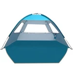 Commouds Beach Tent Sun Shade 3/4-5/6-7/8-10 Person, Upf 50+ Sandbox Blue. Fixed Price $50.11.