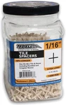 Troxell Long Leg Tile Spacers - 1/16", 1,200 Qty. Fixed Price $24.94.