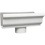 Amerimax Home Products 33010 5-inch Galvanized End/drop, White. Fixed Price $23.59.