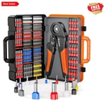 Ergonomic Ferrule Crimper With Storage Box - 950pcs Single & 350 Twin Ferrules. Fixed Price $89.95.