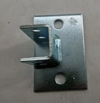 Fastenal - 11494454 3-1/2" Electroplate Single Channel Post Base Lot Of 8. Fixed Price $159.99.