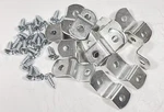 3/8" Canvas Offset Clips Extra Heavy Duty With Screws 20 Pack. Fixed Price $11.62.