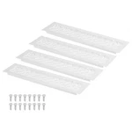 12 X 3 Inch (duct Openings) Door Air Vent Cover, 4set Grille Ventilation White. Fixed Price $32.10.
