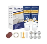 Tub Repair Kit White, Fiberglass Shower Porcelain Sink Easy Repai. Fixed Price $36.45.
