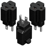(3pack) Nema 5-15p To 5-20r Adapter, Etl Verified 2-in-1 15amp 125volt 20a.... Fixed Price $20.87.