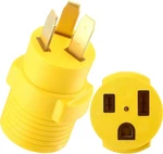 Kanayu 50amp Welder Adapter Compatible With Nema 10-50p To 6-50r 50 Amp 3 Prong. Fixed Price $26.35.