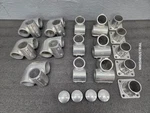 Lot Of 20 - Hollaender 1-1/2 Ips Speed Rail Aluminum Fittings. Fixed Price $119.99.