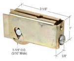 Crl Sliding Glass Door Roller With 1-1/8" Steel Wheel 5/8" Wide Housing For Cap. Fixed Price $25.00.