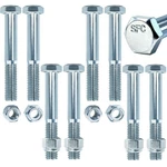 8 Pack Grade 2 Shear Bolts With Nylock Nuts, 1/2"-13 X 3-1/2" For.... Fixed Price $26.37.