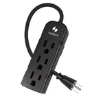 Power Strip 3 Prong Outlet - Slim Black Grounded Outlets Heavy Duty Extensi.... Fixed Price $16.99.