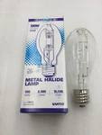 Satco Hygrade S5832 Clear Metal Halide Lamp 100 Watt Ed28 Mogul Base. Fixed Price $15.99.