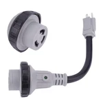Aa Ignition 15 Amp To 30 Rv Adapter 12 Inch - 5-15p Male L5-30r Gray. Fixed Price $18.18.