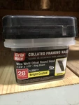 Grip-rite 2-3/8 X .113 Angled Strip Framing Nails 28 Deg Ring Shank 1000 Pk. Fixed Price $24.95.